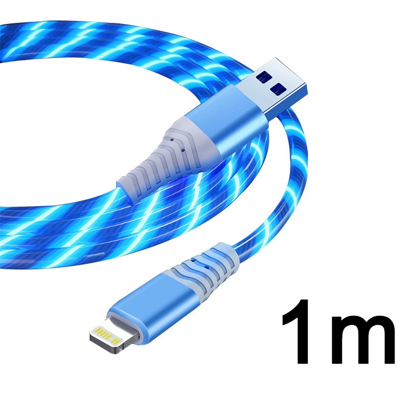 Flow Luminous Cable - USB Type C or Lightning