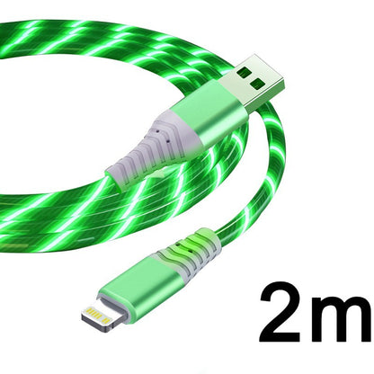 Flow Luminous Cable - USB Type C or Lightning