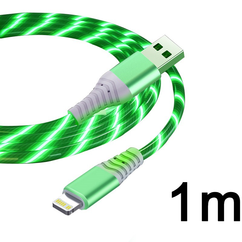 Flow Luminous Cable - USB Type C or Lightning