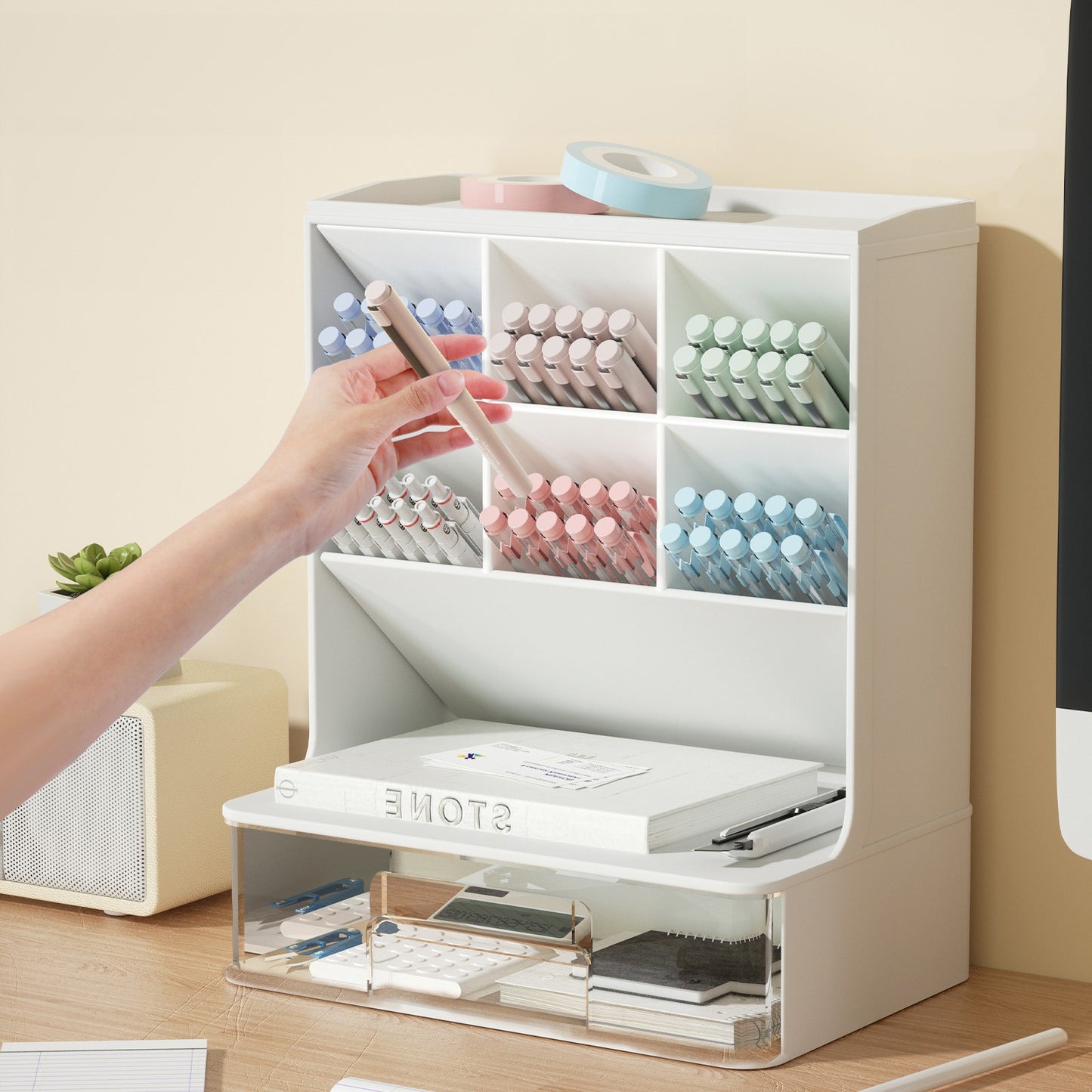 Desk Organiser Storage Box