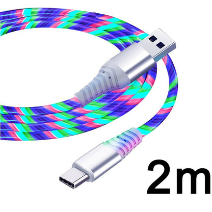 Flow Luminous Cable - USB Type C or Lightning