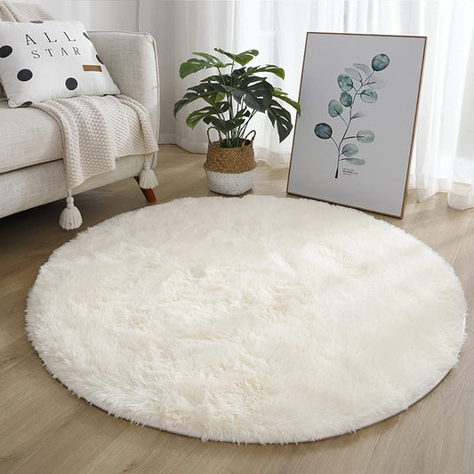 Super Soft Plush Fluffy Round Rug