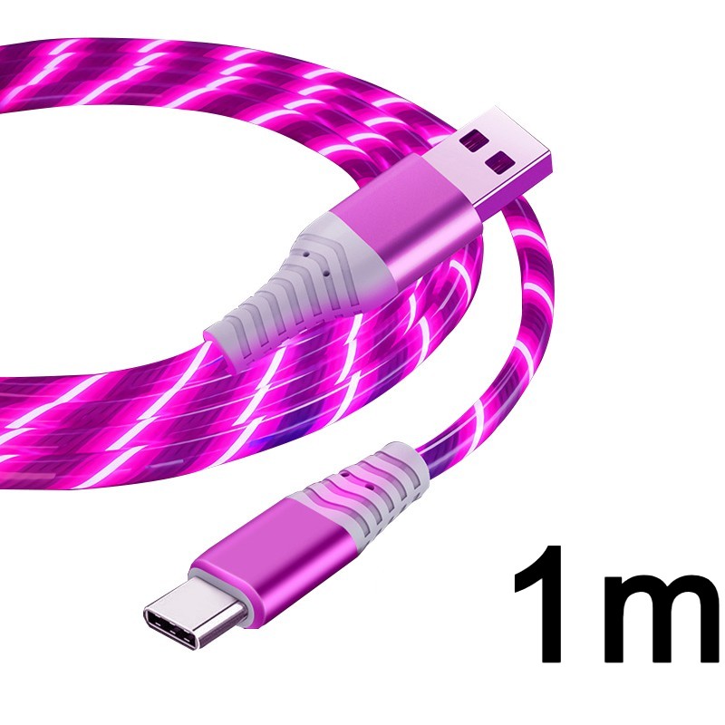 Flow Luminous Cable - USB Type C or Lightning