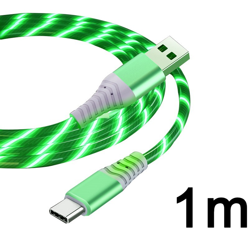 Flow Luminous Cable - USB Type C or Lightning