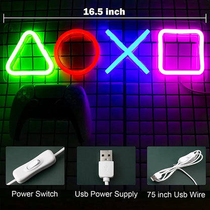 Large Neon Light Signs - USB with On/Off Switch