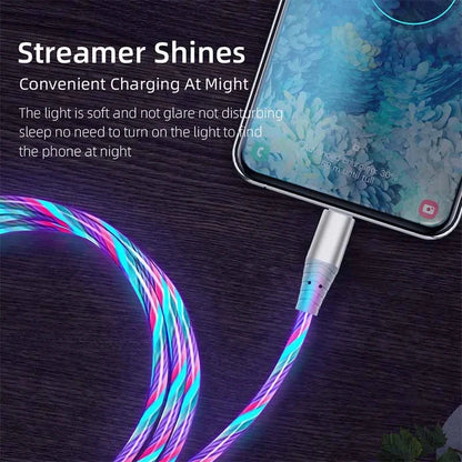 Flow Luminous Cable - USB Type C or Lightning