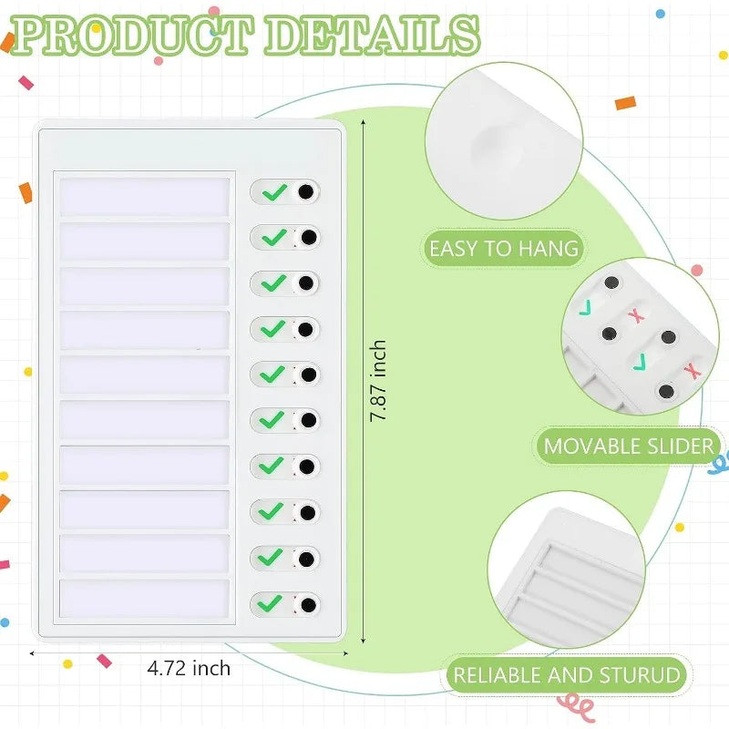 To-Do List Chart - Reusable Cards for Daily Planning