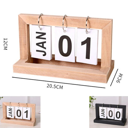 Wooden Flip Calendar